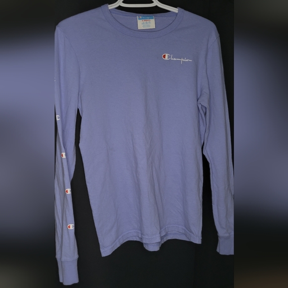 Champion purple longsleeve tshirt - Picture 1 of 2